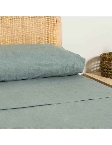 Juego de sábanas franela lisa