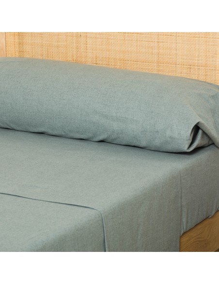 Juego de sábanas franela lisa