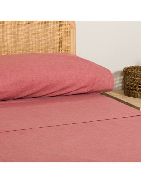 Juego de sábanas franela lisa