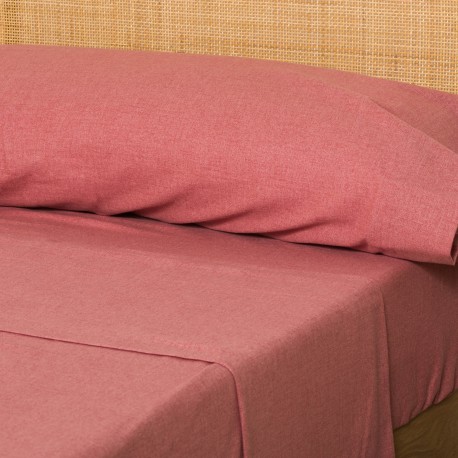 Juego de sábanas franela lisa
