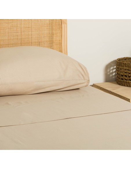 Juego de sábanas algodón Percal lisa