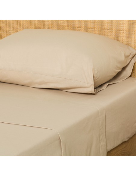 Juego de sábanas algodón Percal lisa