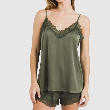 Pijama tirantes mujer satén Friday liso