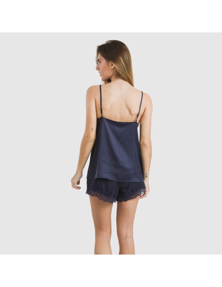 Pijama tirantes mujer satén Friday liso