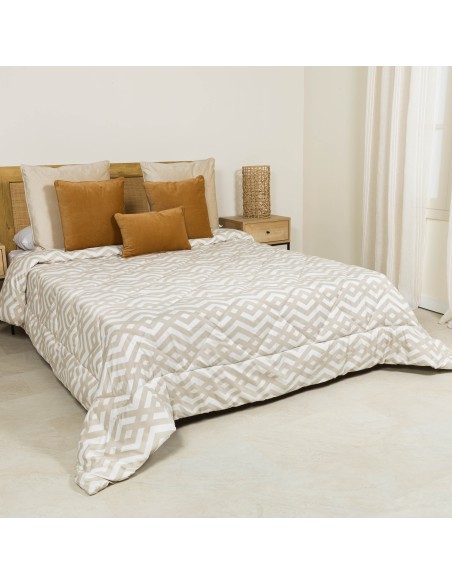 Edredón estampado Nela topo