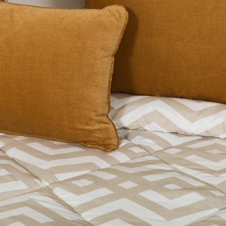 Edredón estampado Nela topo