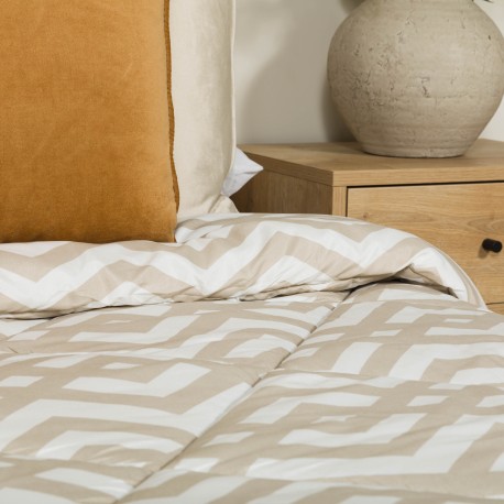 Edredón estampado Nela topo