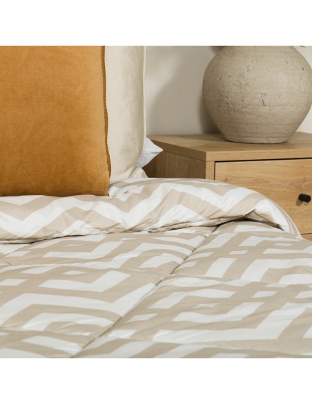 Edredón estampado Nela topo