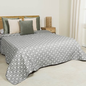 Colcha bouti Keira gris