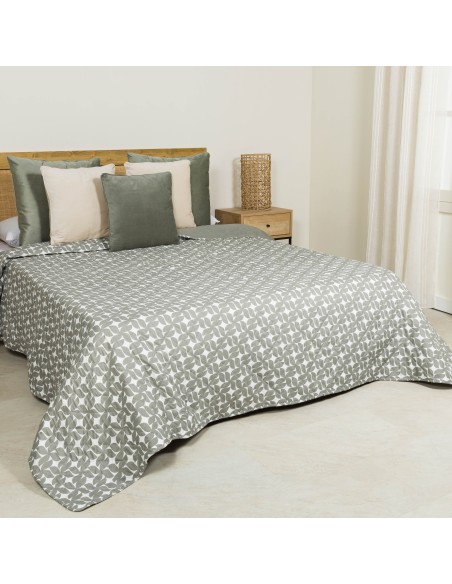 Colcha bouti Keira verde seco