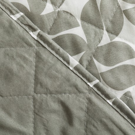 Colcha bouti Keira verde seco