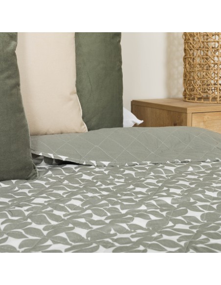 Colcha bouti Keira verde seco