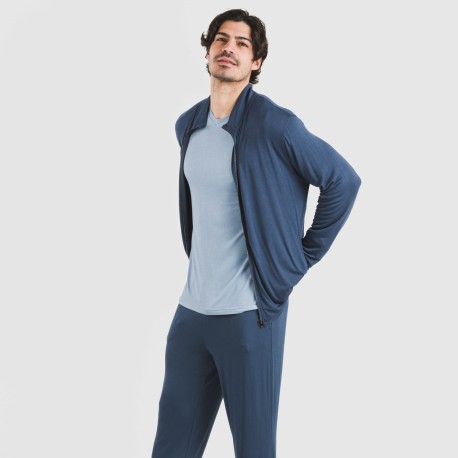 Sudadera viscosa hombre lisa