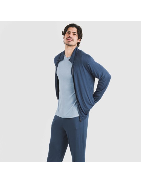 Sudadera viscosa hombre lisa