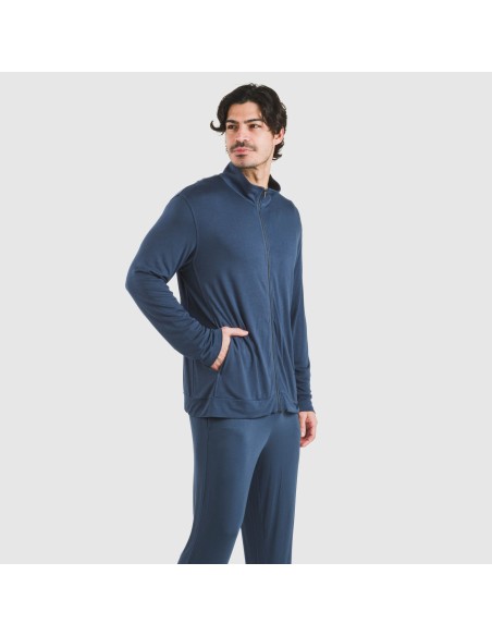 Sudadera viscosa hombre lisa