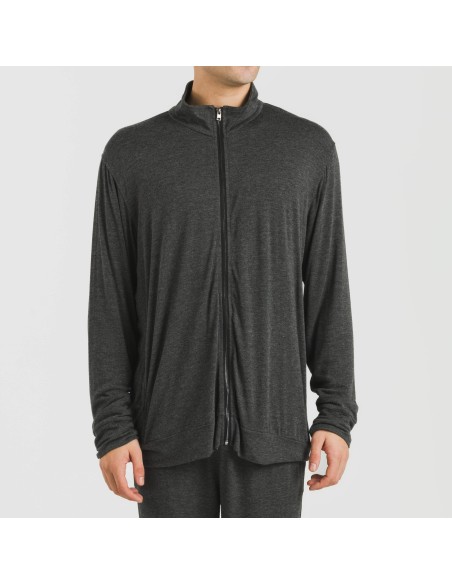 Sudadera viscosa hombre lisa