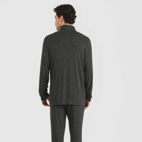 Sudadera viscosa hombre lisa