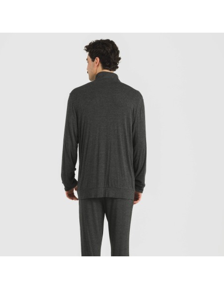 Sudadera viscosa hombre lisa