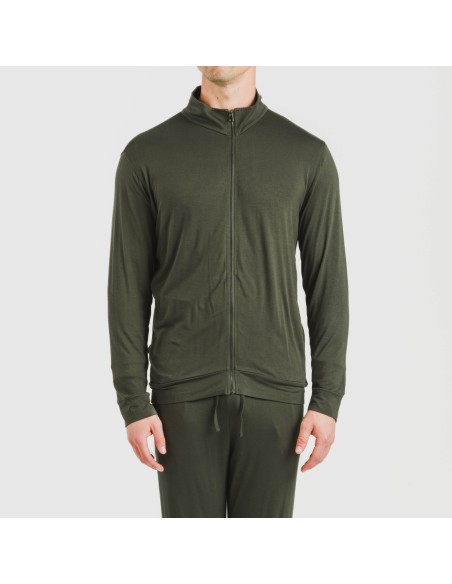 Sudadera viscosa hombre lisa