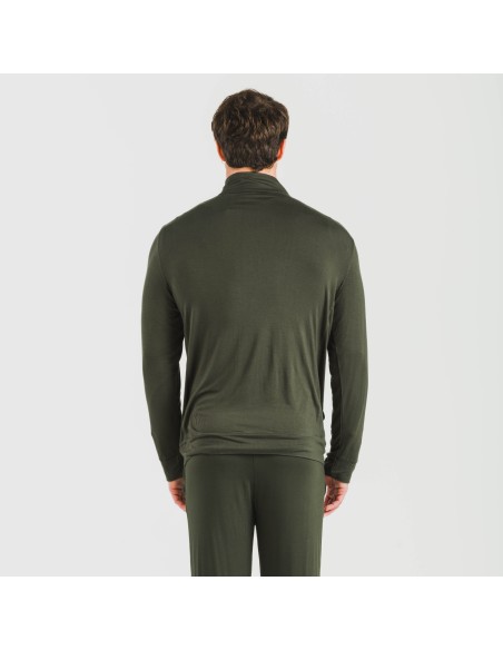 Sudadera viscosa hombre lisa