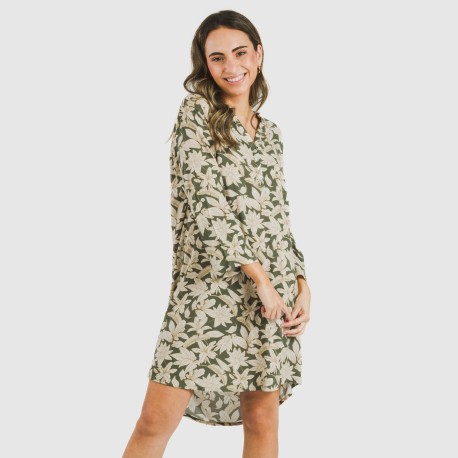 Camisola viscosa Charamo verde cacería