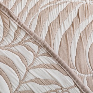 Colcha doble tela jacquard Liri topo 2