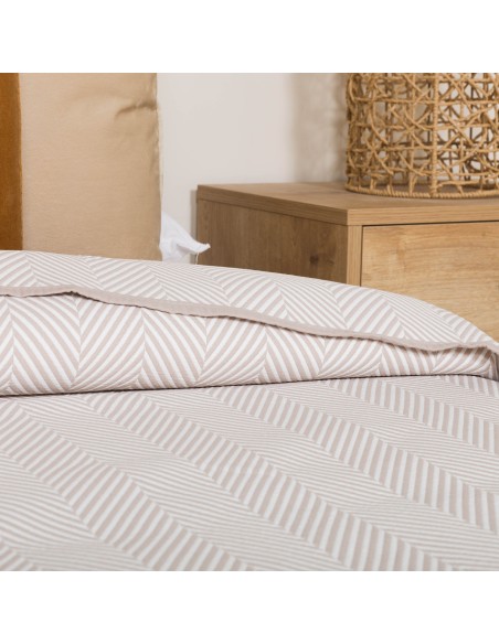 Colcha doble tela jacquard Delta topo