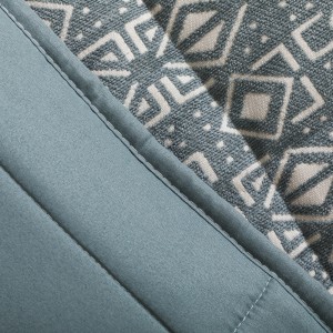 Colcha jacquard chenilla Tiberio verde francés - 120gr 2