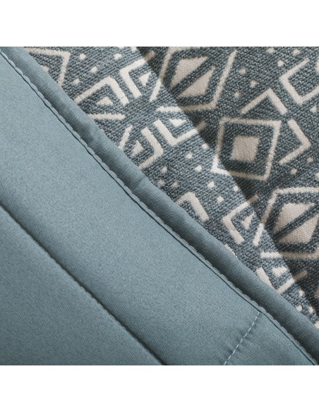 Colcha jacquard chenilla Tiberio verde francés - 120gr