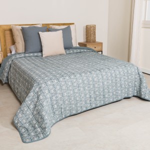 Colcha jacquard chenilla Tiberio New verde francés - 120gr