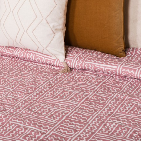 Colcha bouti Vinuesa malva