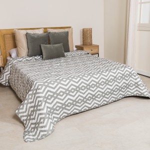 Colcha bouti Nela verde seco