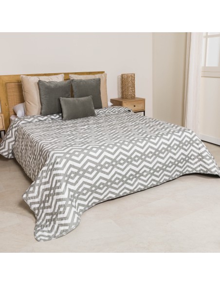 Colcha bouti Nela verde seco