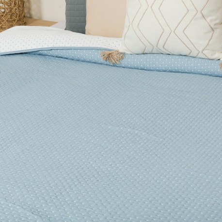 Colcha doble tela jacquard Punto