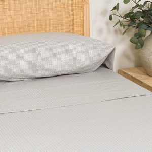 Juego de sábanas algodón Oniria verde