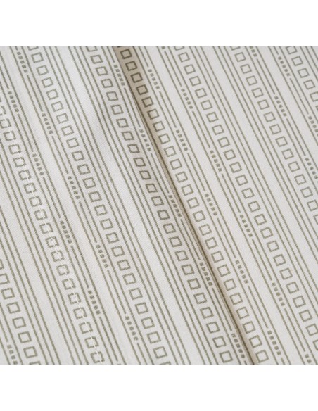 Juego de sábanas algodón Sarananda verde seco