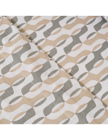 Juego de sábanas algodón Peris verde seco