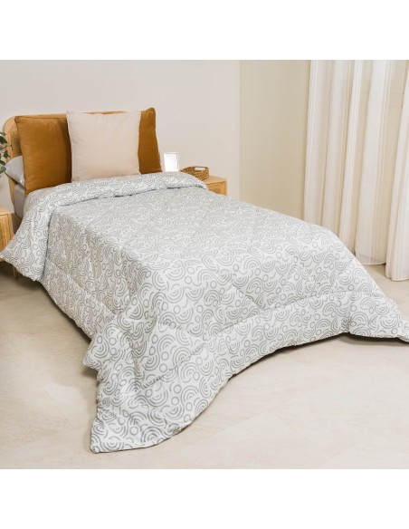 Edredón estampado Rubeus perla