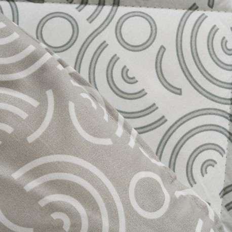 Edredón estampado Rubeus perla