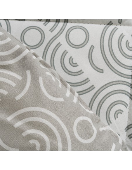 Edredón estampado Rubeus perla