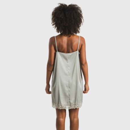 Camisón corto satén Friday liso