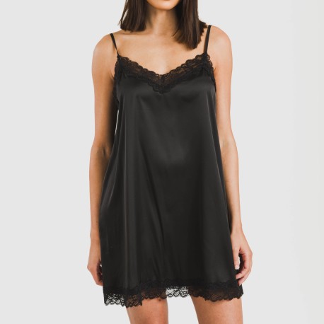 Camisón corto satén Friday liso