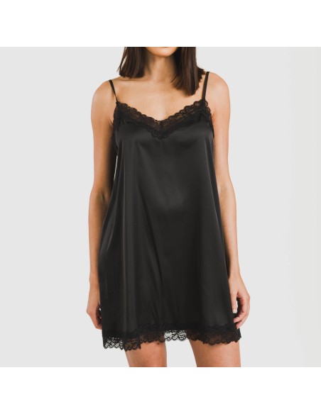 Camisón corto satén Friday liso