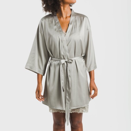 Bata corta mujer satén Friday liso