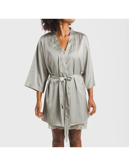 Bata corta mujer satén Friday liso