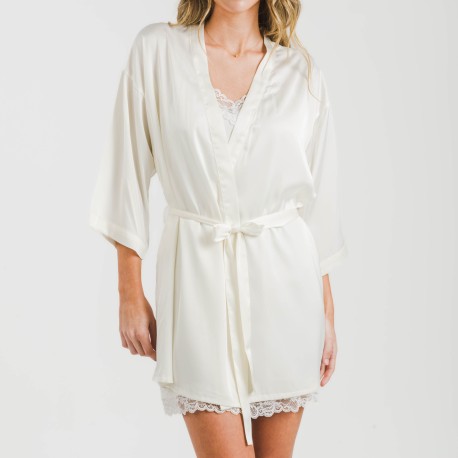 Bata corta mujer satén Friday liso