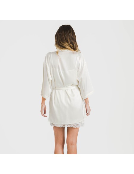 Bata corta mujer satén Friday liso