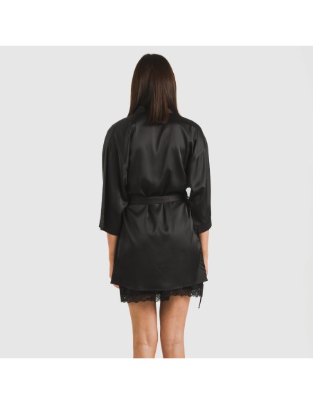 Bata corta mujer satén Friday liso