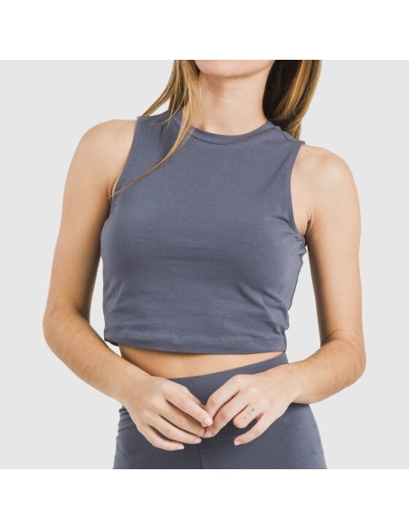 Top tirantes algodón deportivo liso