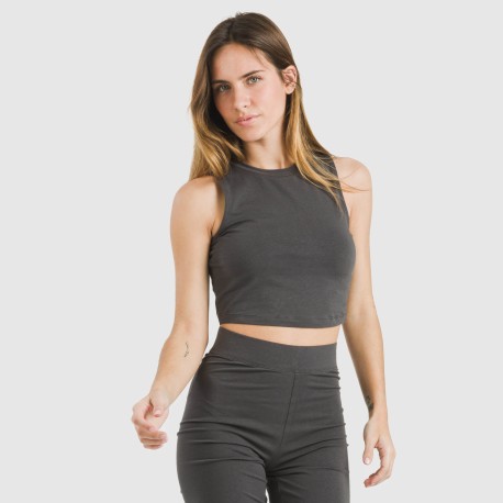 Top tirantes algodón deportivo liso